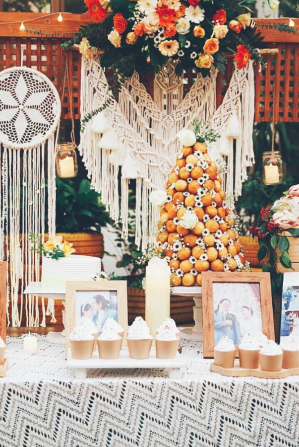 Phong cách trang trí tiệc Bohemian